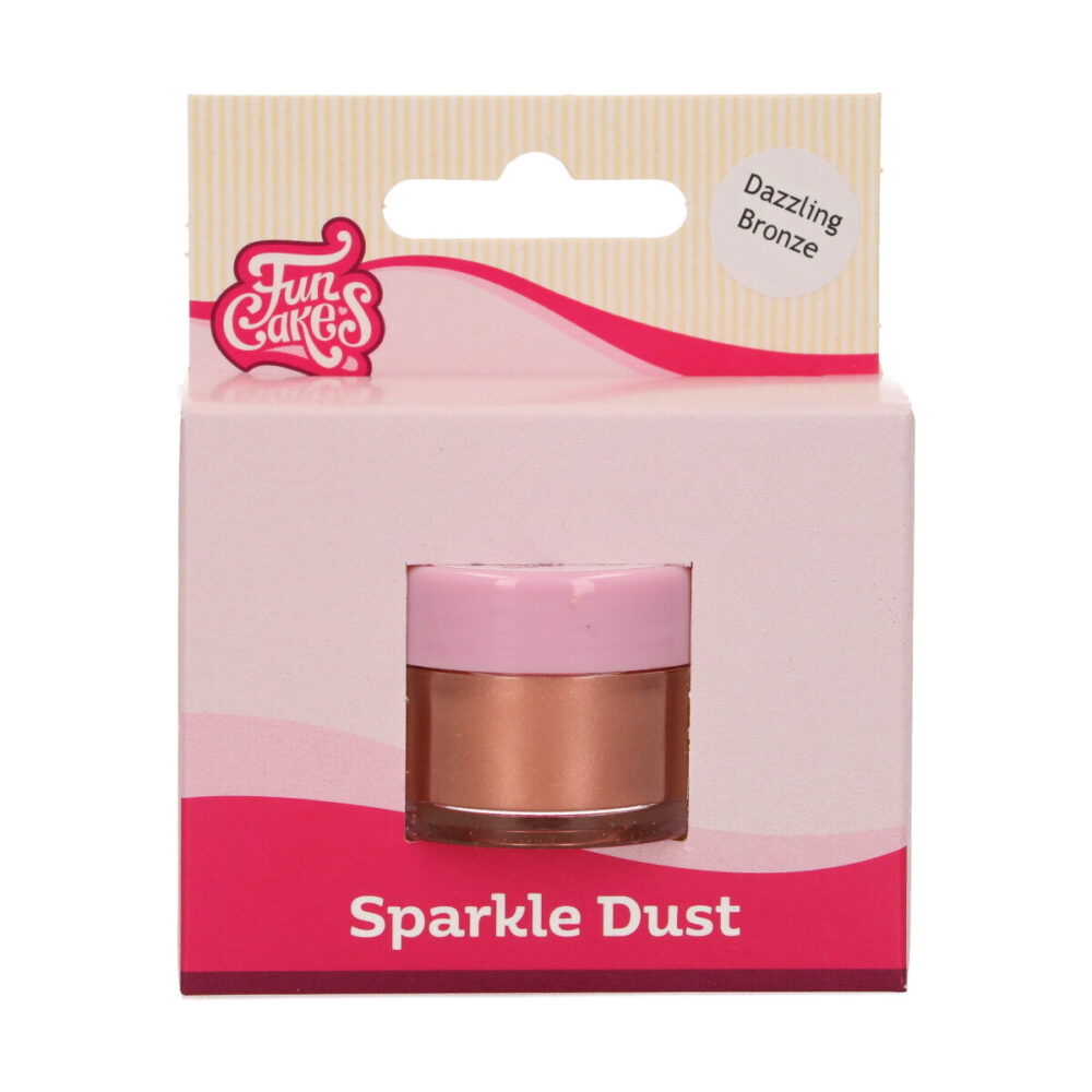 F41085 FunCakes Sparkle Dust Dazzling Bronze