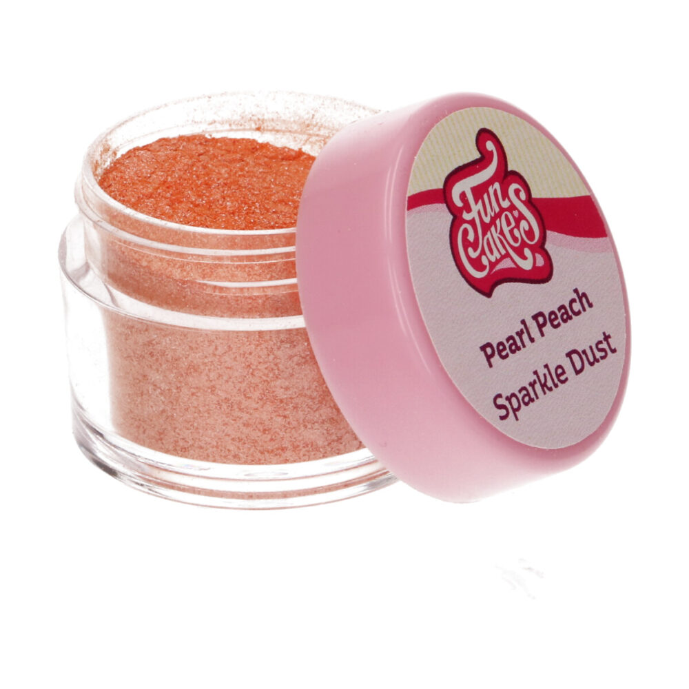 F41090 FunCakes Sparkle Dust Pearl Peach Jar