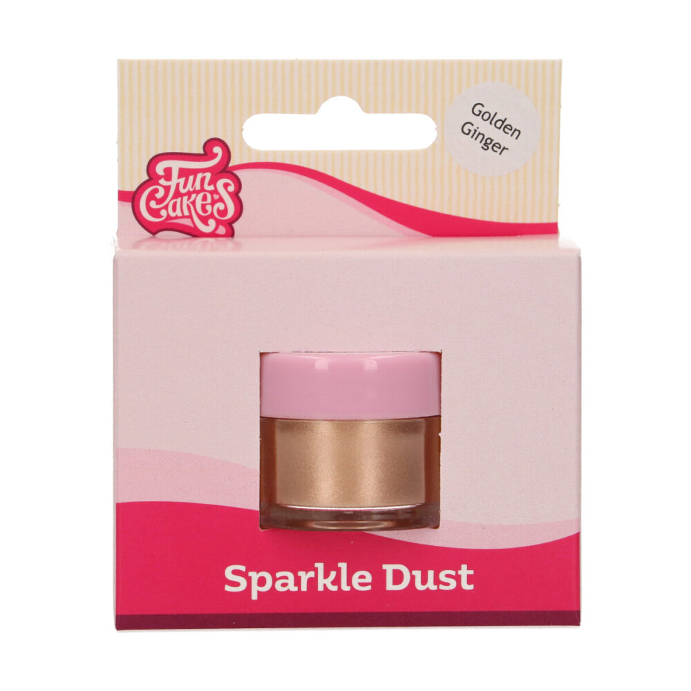 F41095 FunCakes Sparkle Dust Golden Ginger