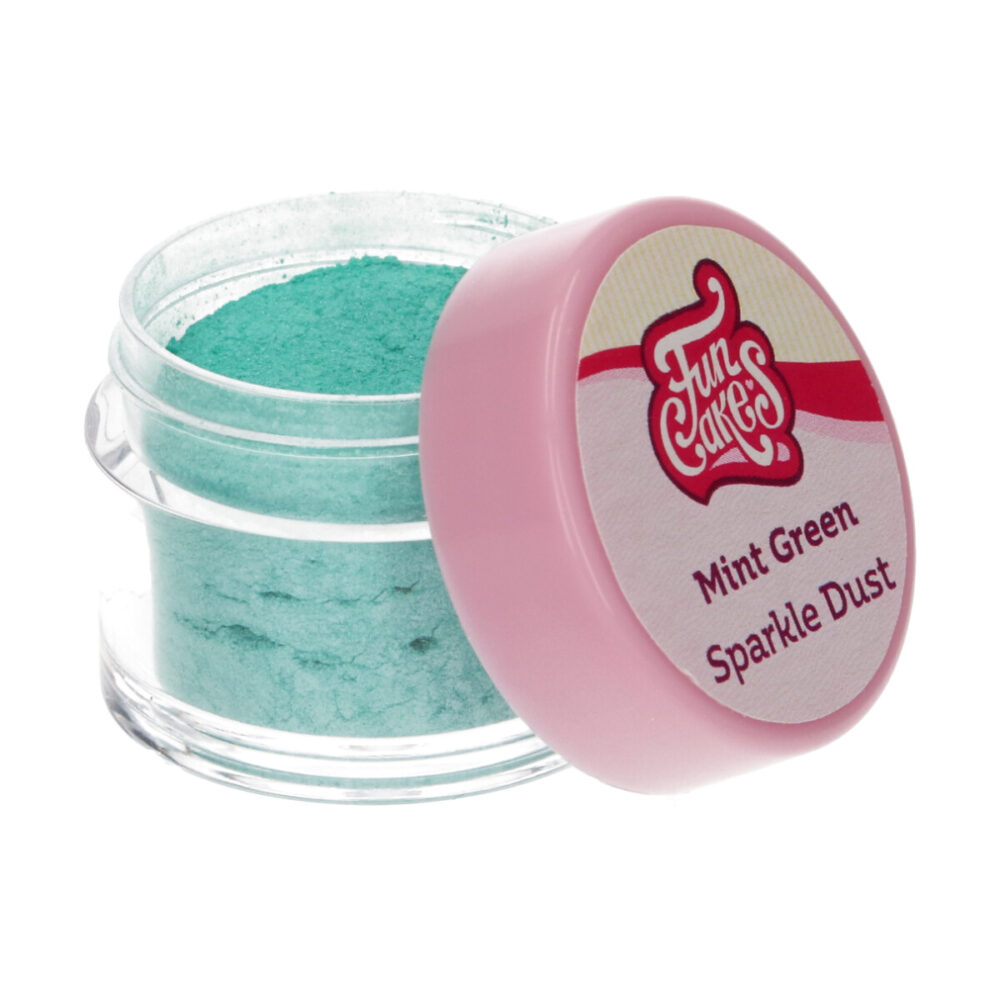 F41100 FunCakes Sparkle Dust Mint Green Jar
