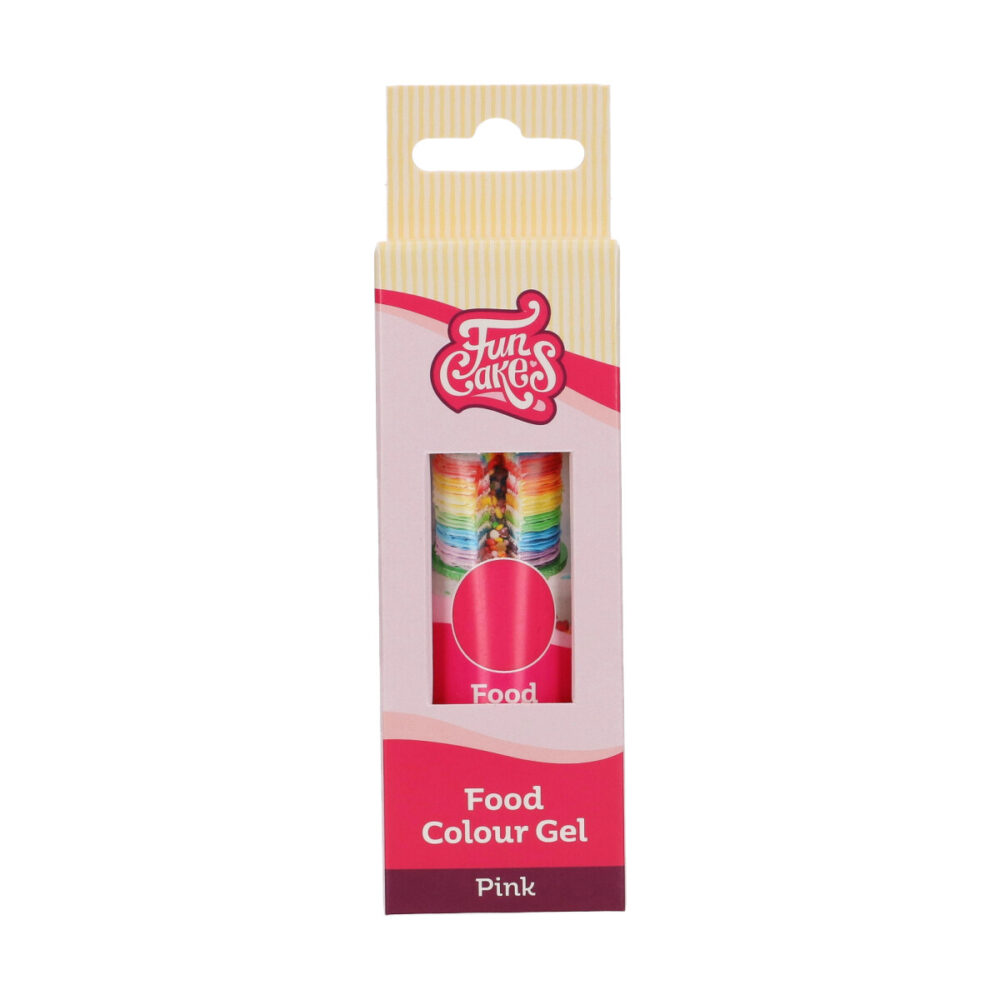 F44110 FunCakes Food Colour Gel Pink 30g Food Colour Gel Pink