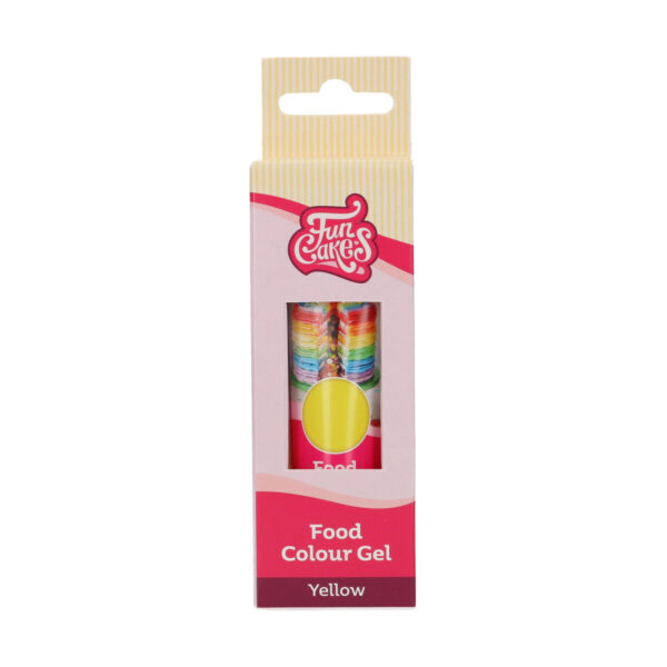 F44115 FunCakes Food Colour Gel Yellow 30g