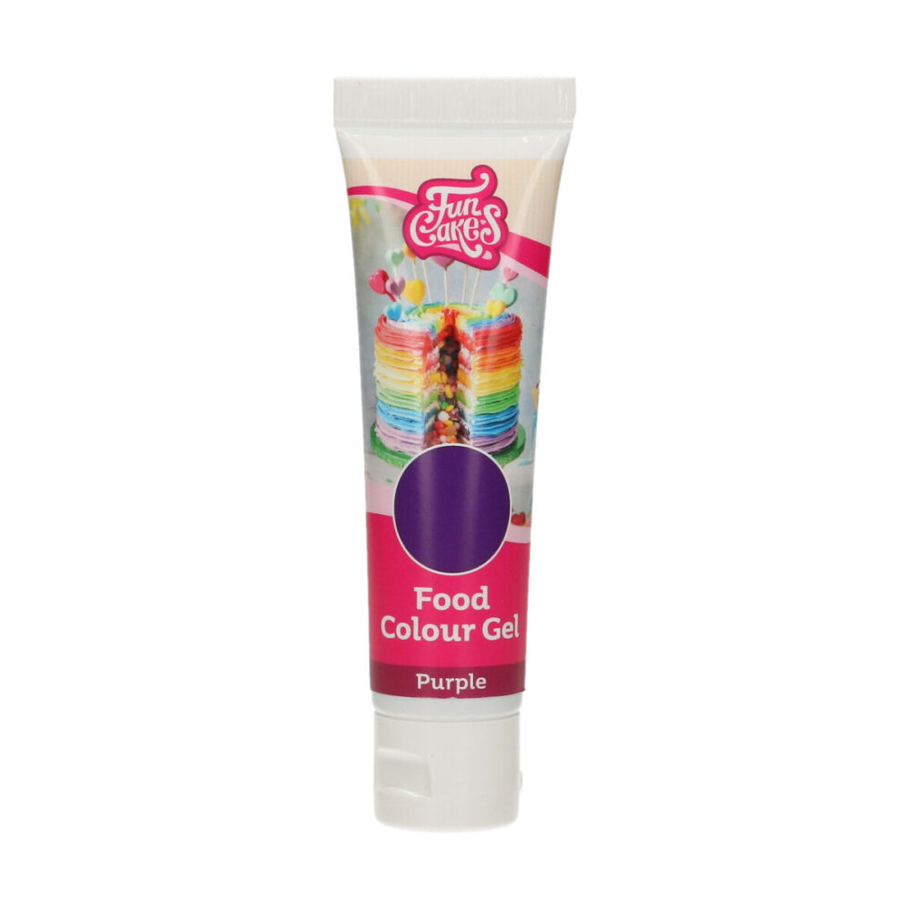 F44120 FunCakes Food Colour Gel Purple Tube