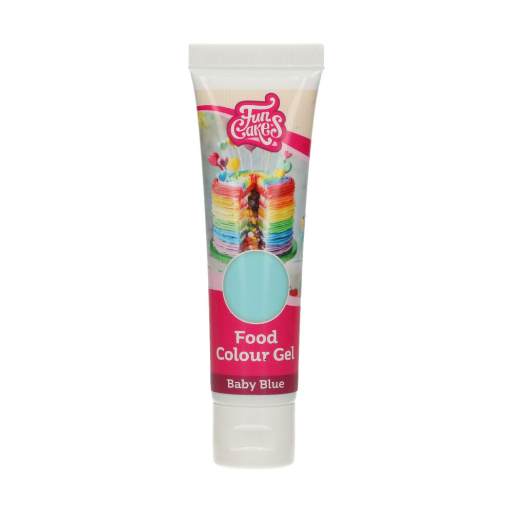 F44125 FunCakes Food Colour Gel Baby Blue Tube