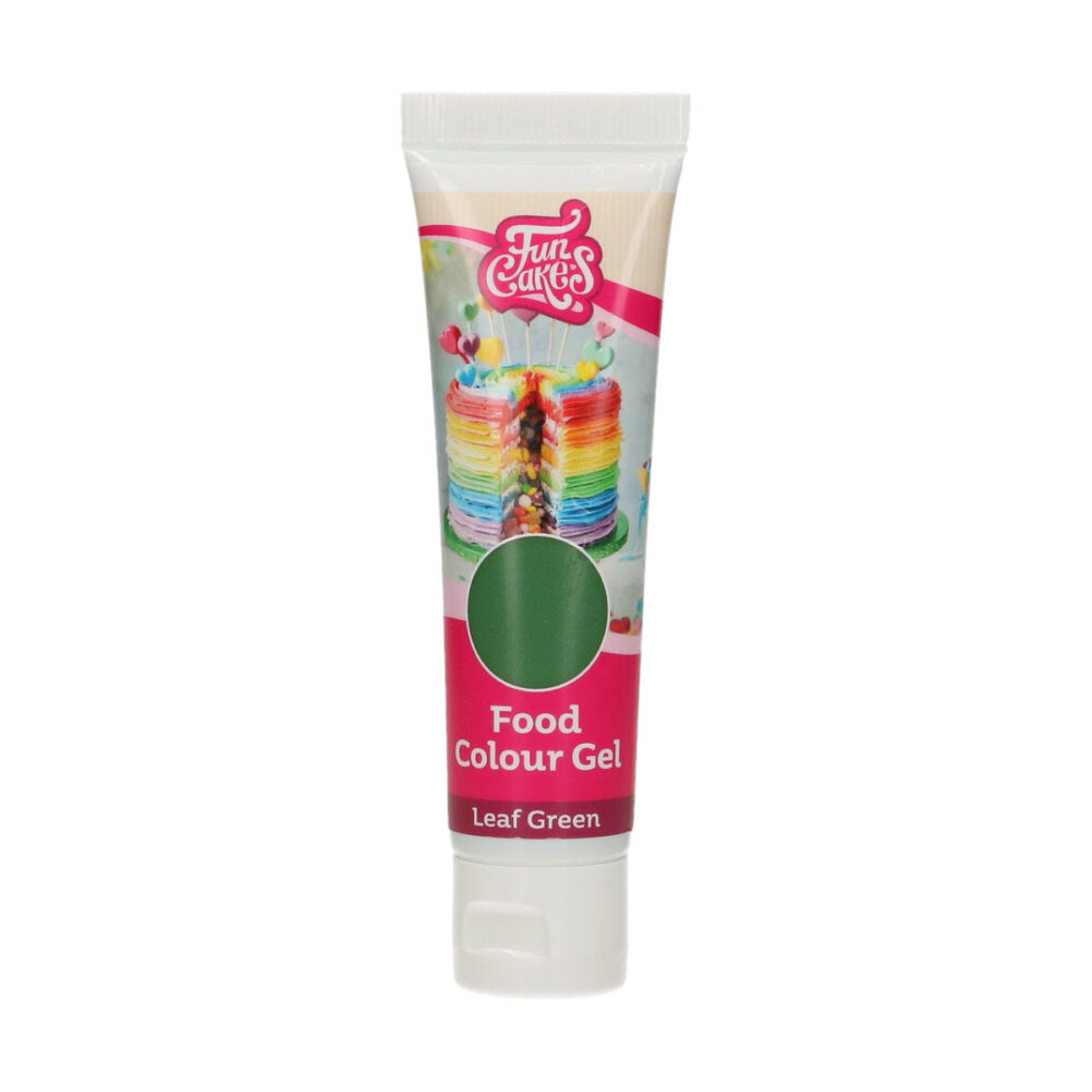 F44130 FunCakes Food Colour Gel Leaf Green Tube