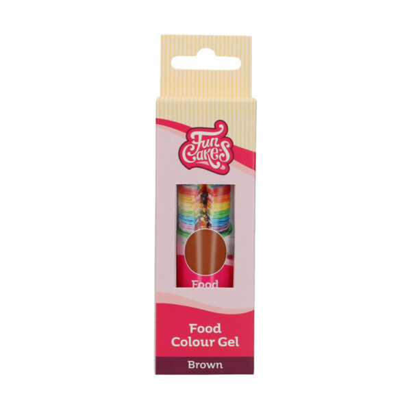 F44140 FunCakes Food Colour Gel Brown