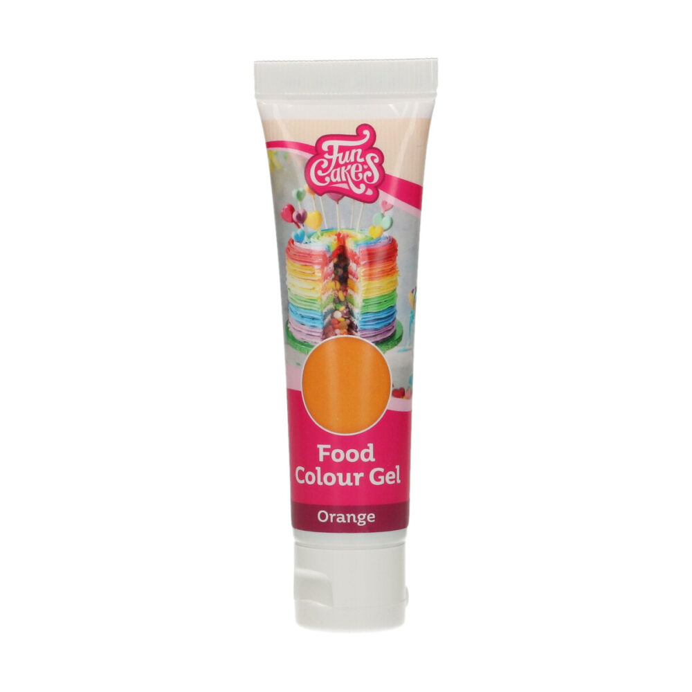 F44145 FunCakes Food Colour Gel Orange Tube