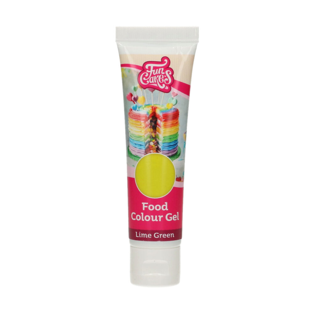 F44150 FunCakes Food Colour Gel Lime Green Tube