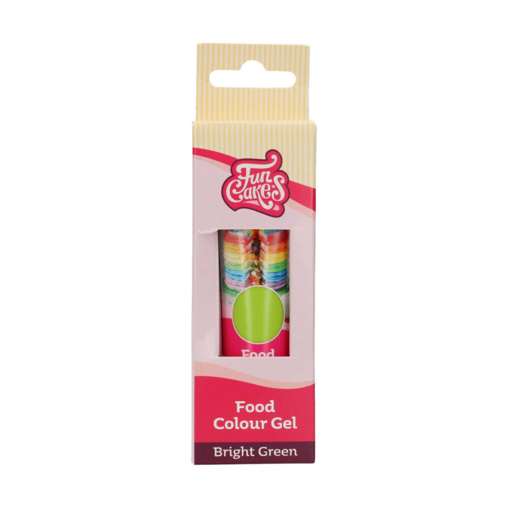 F44155 FunCakes Food Colour Gel Bright Green Packshot Food Colour Gel Felgroen