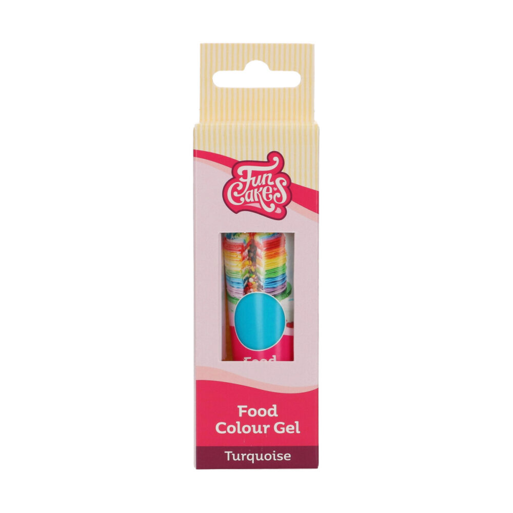 F44160 FunCakes Food Colour Gel Turquoise 30g Food Colour Gel Turquoise
