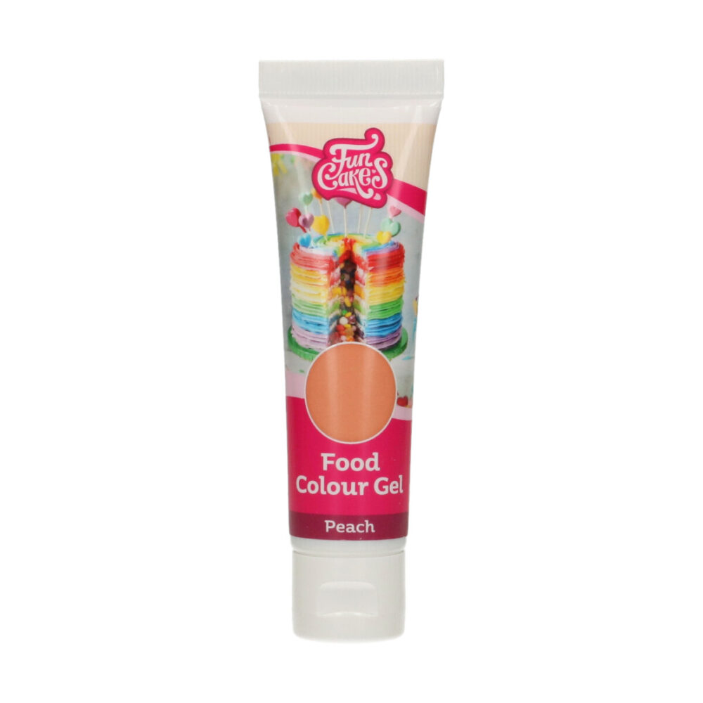 F44165 FunCakes Food Colour Gel Peach Tube