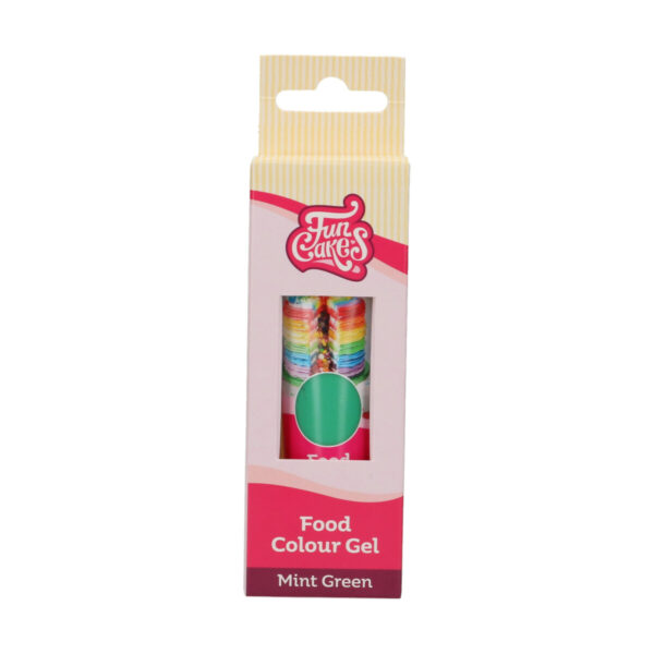 F44180 FunCakes Food Colour Gel Mint Green Packshot