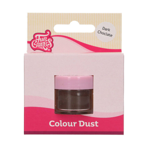 F45205 FunCakes Colour Dust Dark Chocolate