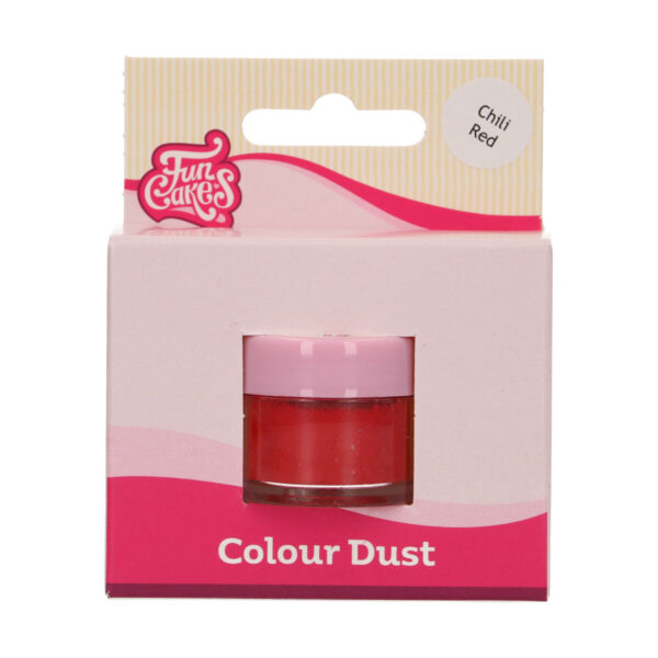 F45215 FunCakes Colour Dust Chili Red