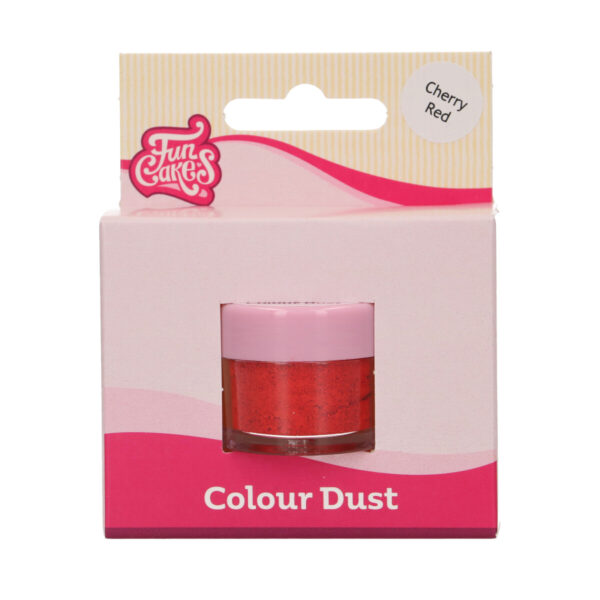 F45220 FunCakes Colour Dust Cherry Red