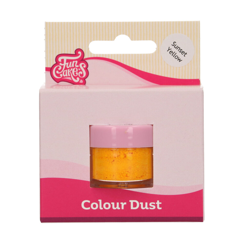 F45230 FunCakes Colour Dust Sunset Yellow Colour Dust Sunset Yellow