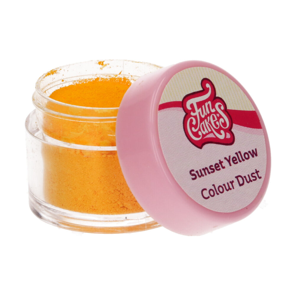 F45230 FunCakes Colour Dust Sunset Yellow Jar