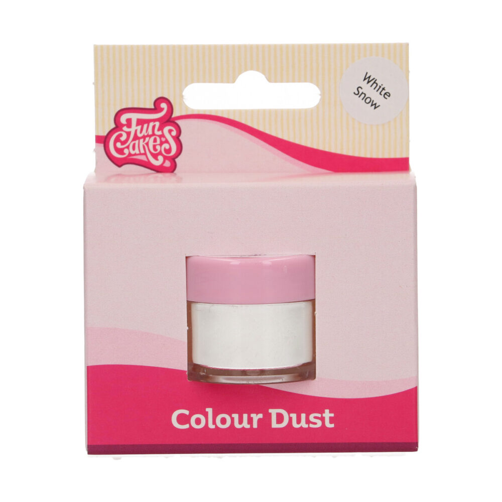 F45235 FunCakes Colour Dust White Snow Colour Dust White Snow