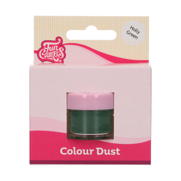 F45260 FunCakes Colour Dust Holly Green