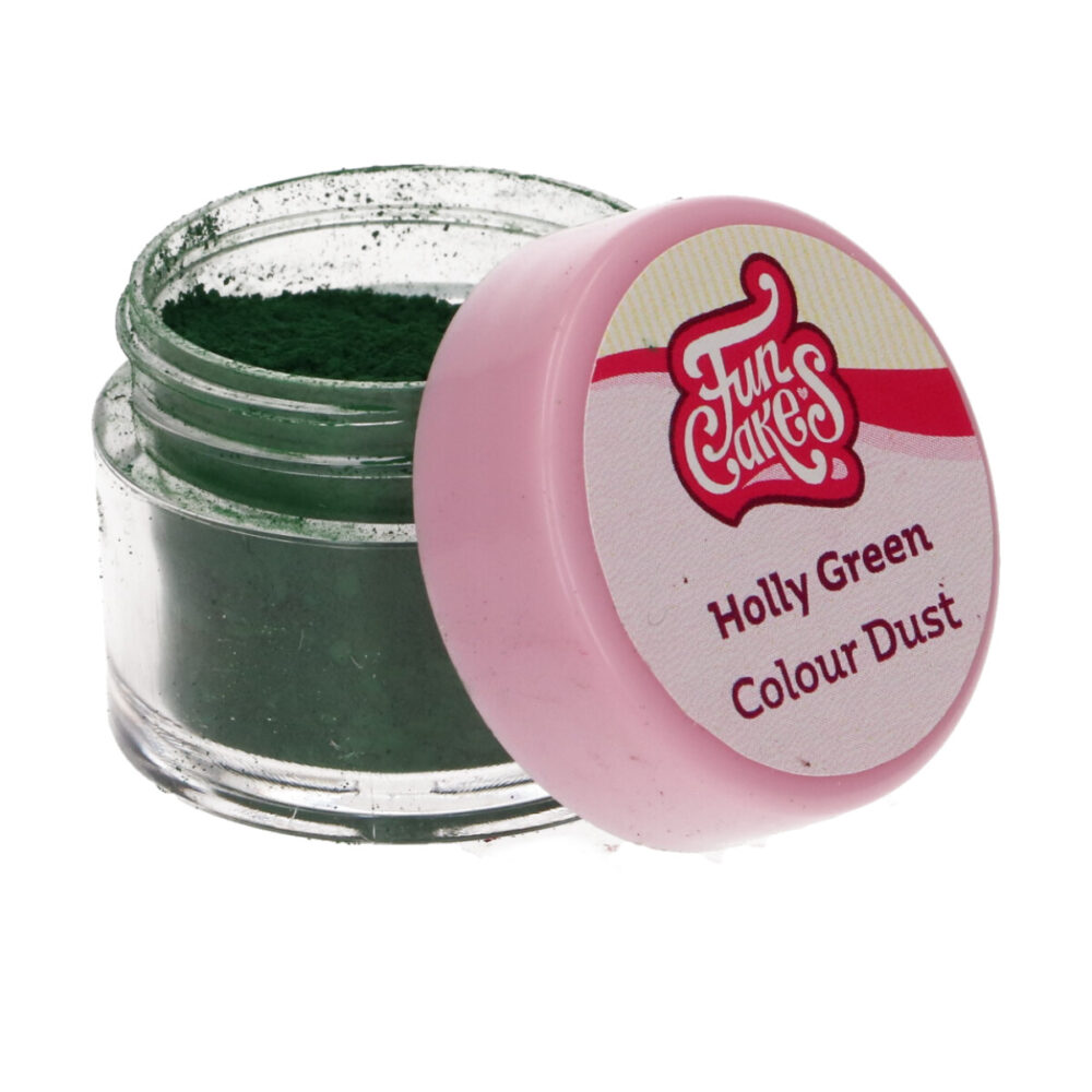 F45260 FunCakes Colour Dust Holly Green Jar