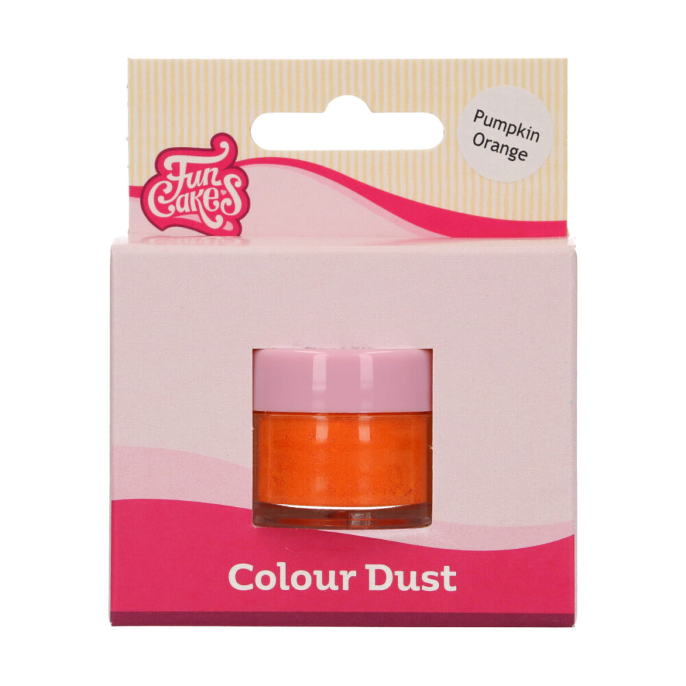 F45265 FunCakes Colour Dust Pumpkin Orange Colour Dust Pumpkin Orange
