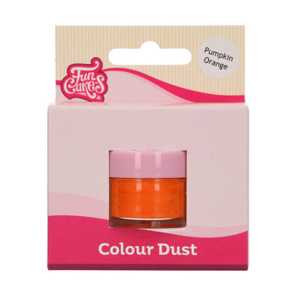 F45265 FunCakes Colour Dust Pumpkin Orange