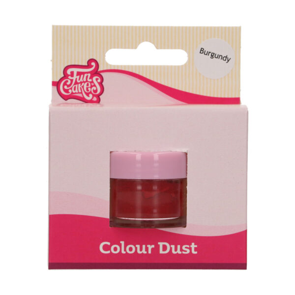 F45290 FunCakes Colour Dust Burgundy
