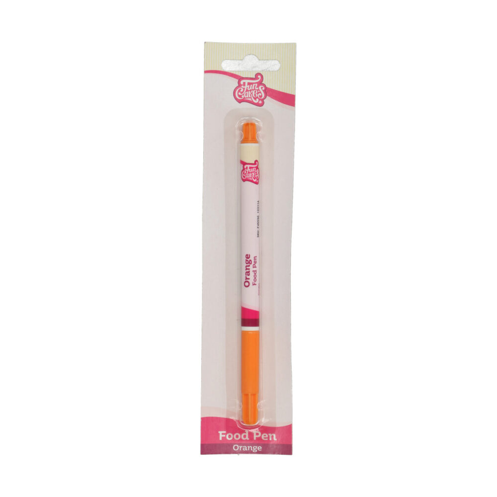 F45550 FunCakes Food Pen Orange Food Pen Orange