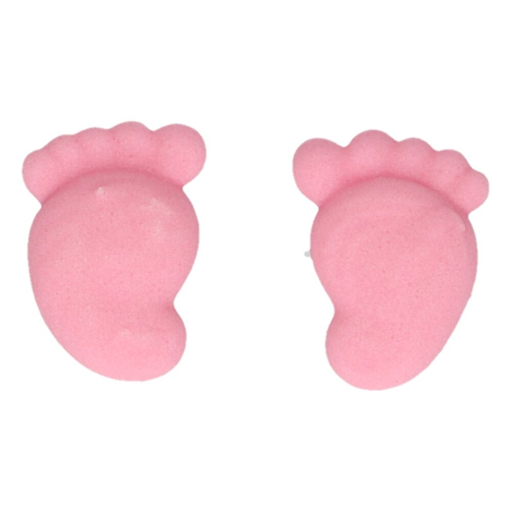 F50115 FunCakes Sugar Decoration Baby Feet Pink2