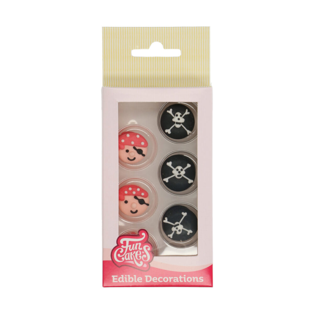 F50120 FunCakes Sugar Decorations Pirates Suikerdecoratie Piraten