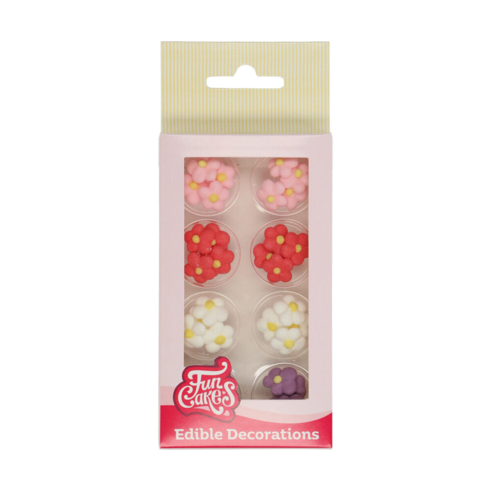 F50170 Funcakes Edible Decorations Little Flowers Suikerdecoratie Kleine Bloemen