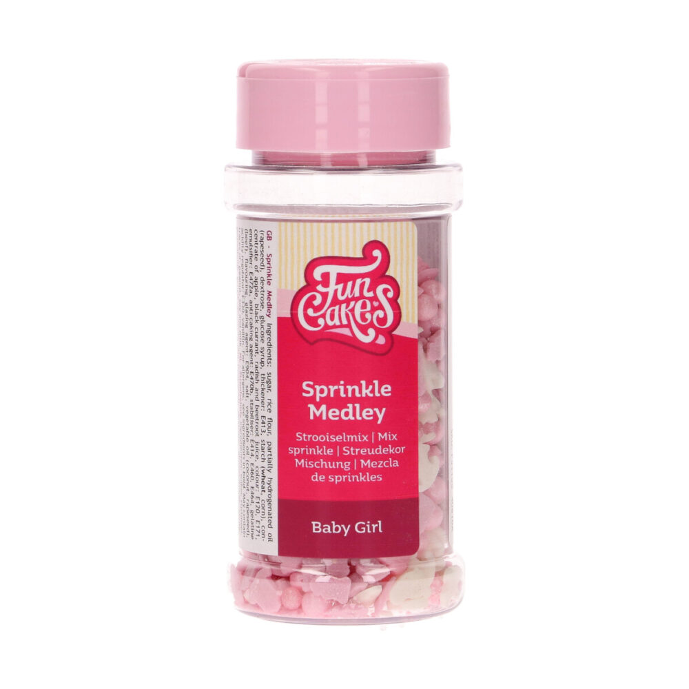 F51155 FunCakes Sprinkle Medley Baby Girl 50g