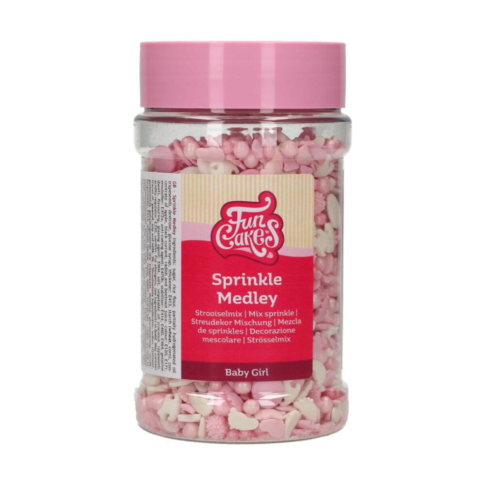 F51345 FunCakes Sprinkle Medley Baby Girl 180g
