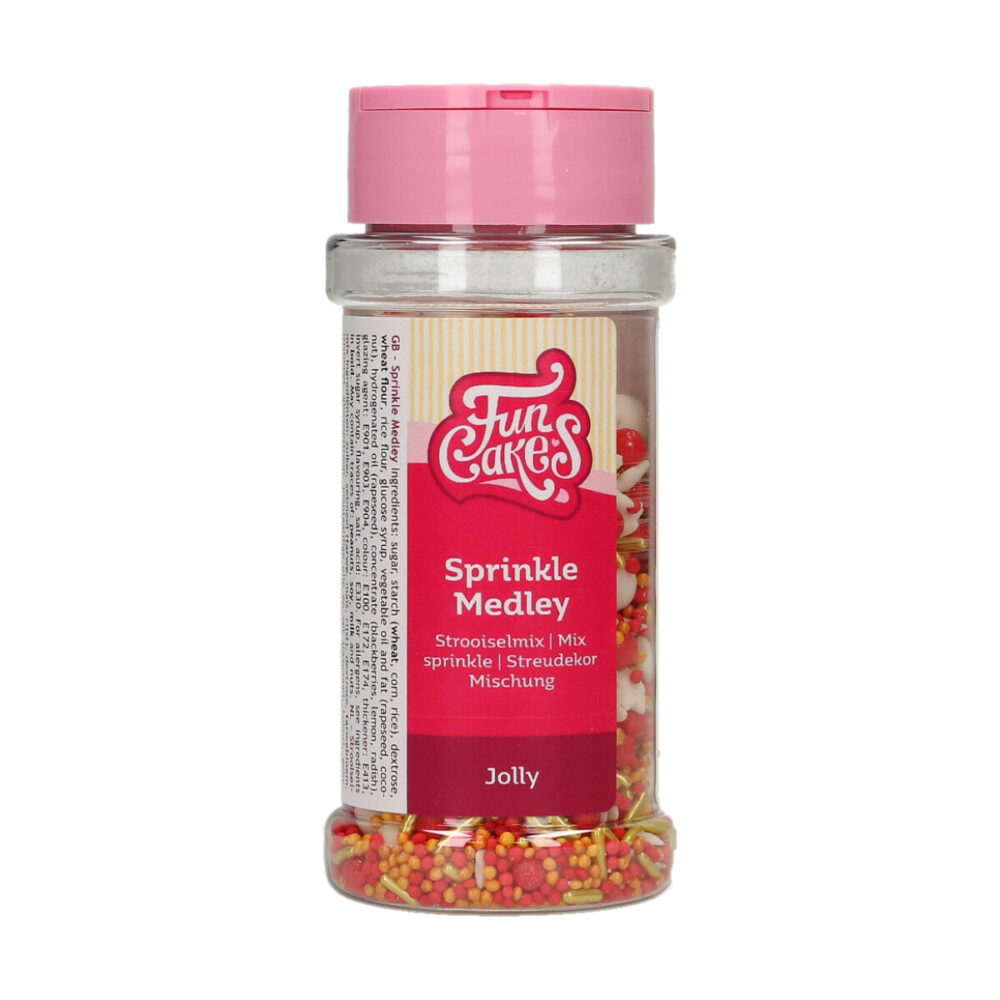 F51470 FunCakes Sprinkle Medley Jolly 65g Sprinkle Medley Jolly
