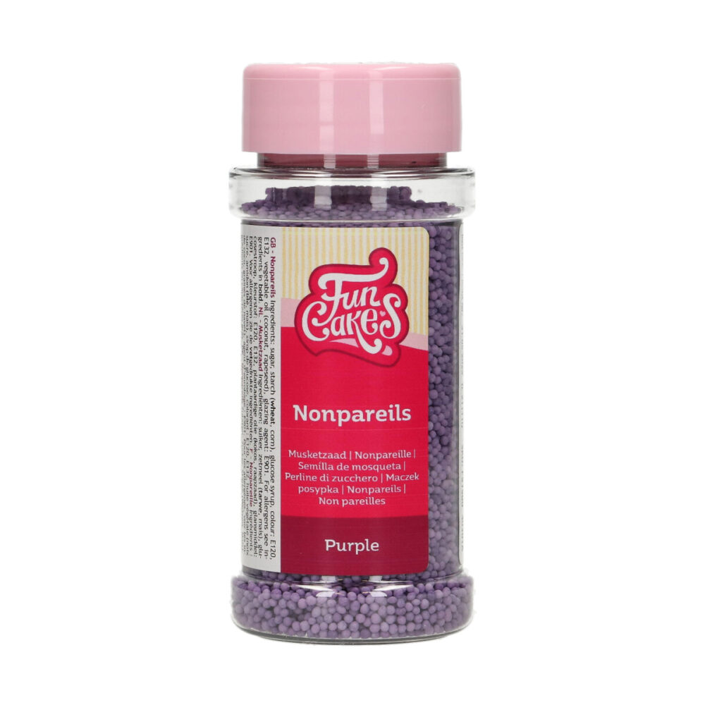 F51500 FunCakes Nonpareils Purple 80g Nonpareils Purple