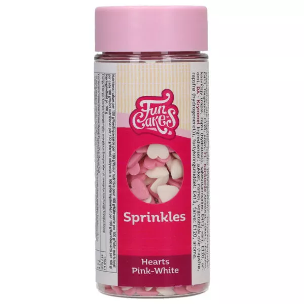 Hartjes Roze/Wit