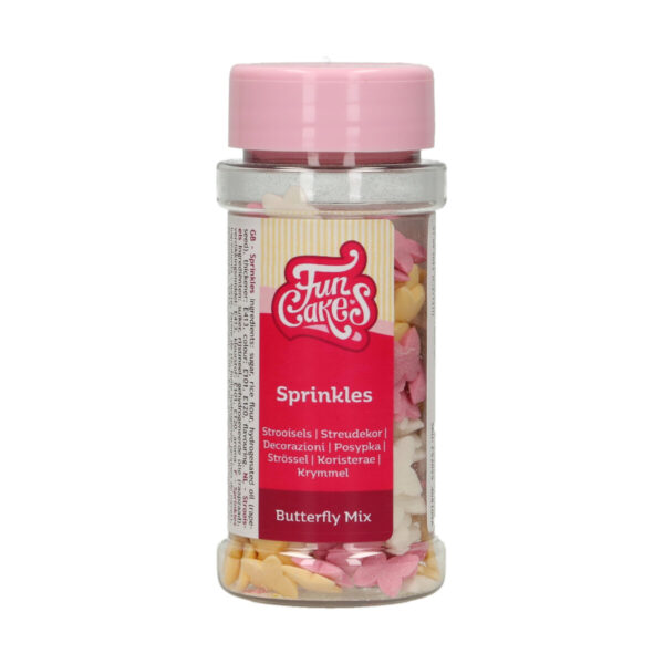 F52055 FunCakes Sprinkles Butterfly Mix 50g