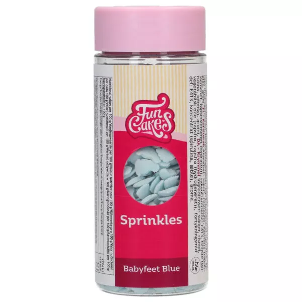 Confetti Baby Feet Blue