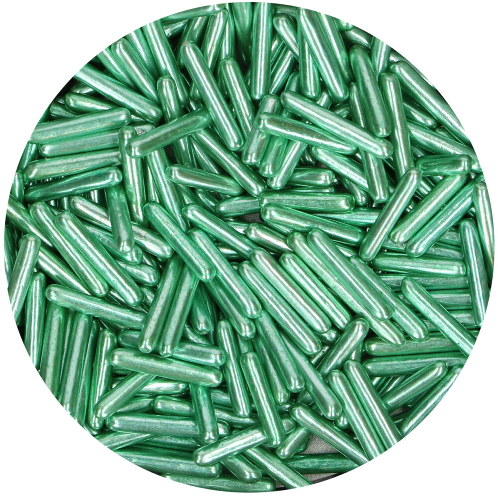 F52605 FunCakes Sugar Rods Metallic Green2