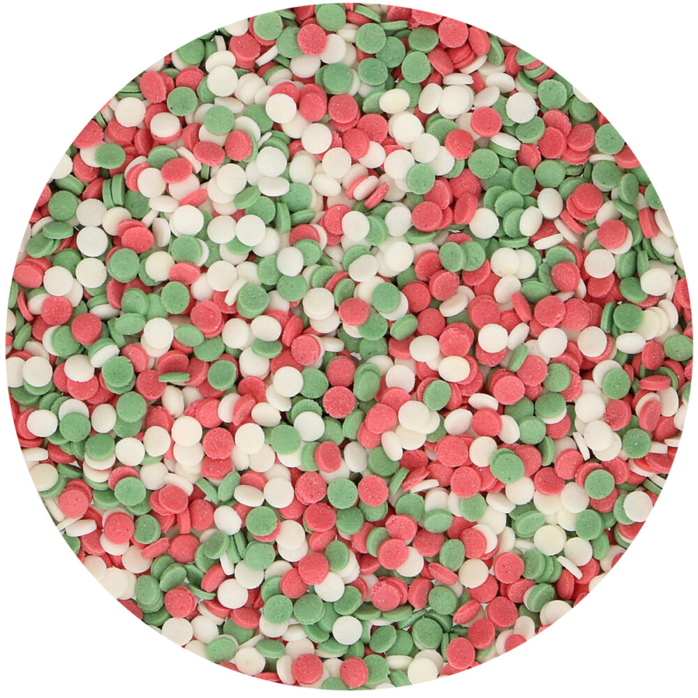 F52635 FunCakes Mini Confetti Christmas Sprinkles