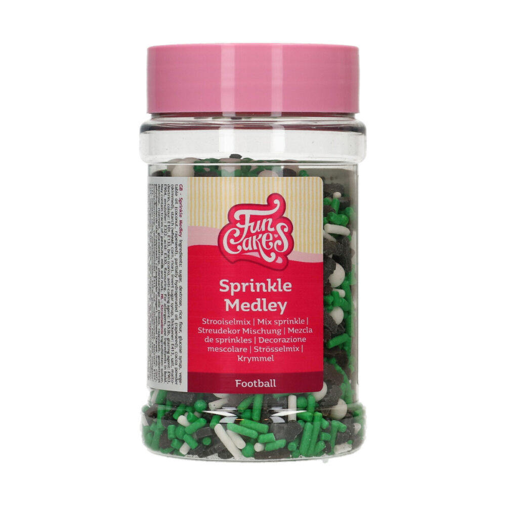 F52840 FunCakes Sprinkle Medley Football 180g