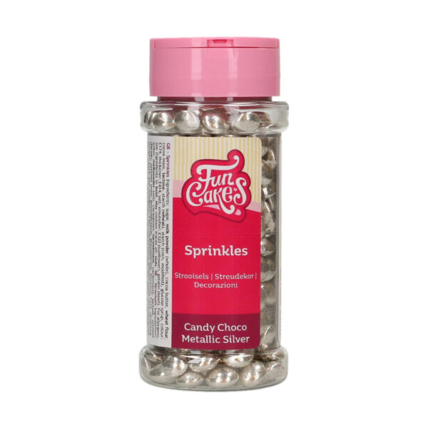 F52945 FunCakes Sprinkles Candy Choco Metallic Silver