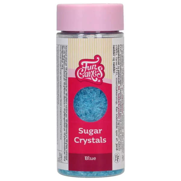 Suikerkristallen Blauw