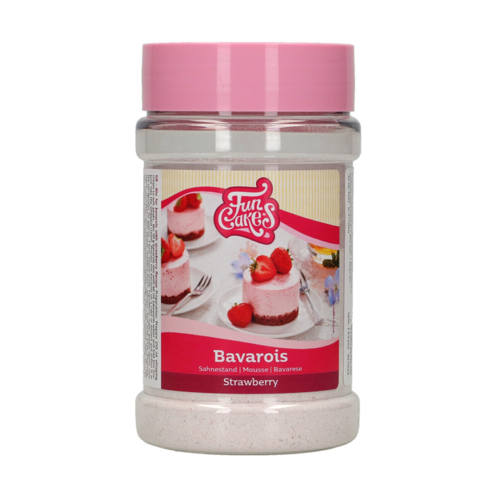 F54305 FunCakes Bavarois Strawberry Mix voor Bavarois Aardbei