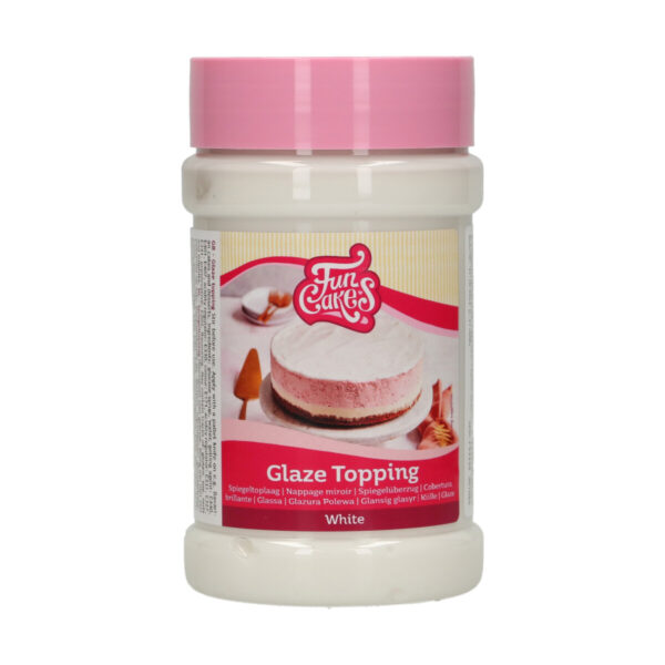 F54355 FunCakes Glaze Topping White 375g