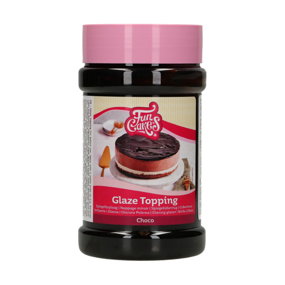 F54370 FunCakes Glaze Topping Choco Glaze Topping Choco