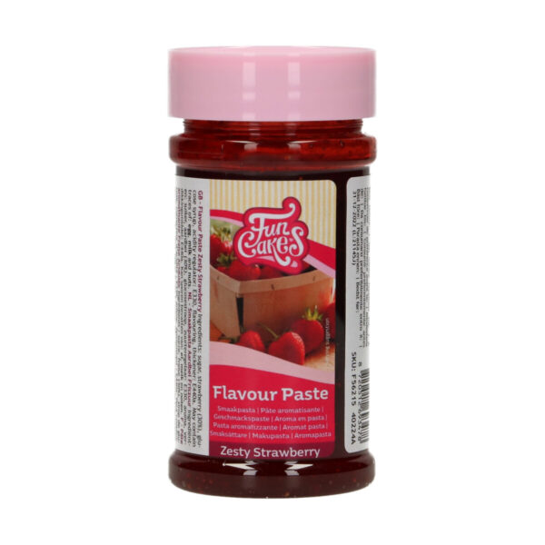 F56215 FunCakes Flavour Paste Zesty Strawberry