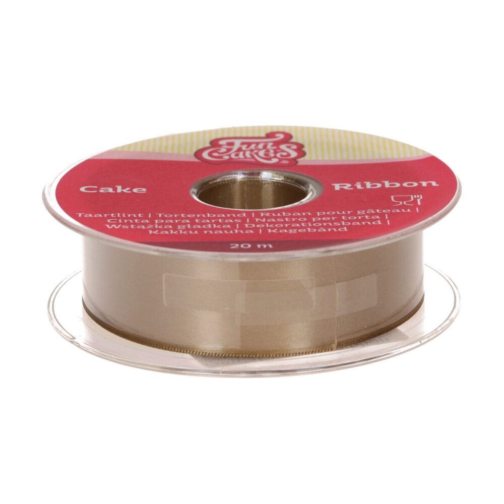 F83245 FunCakes Cake Ribbon Gold 25mmx20m