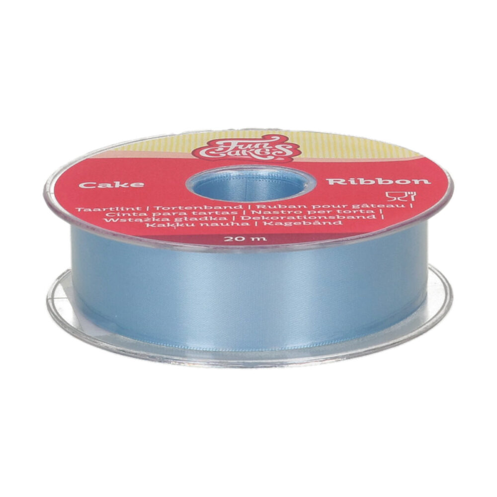 F83275 FunCakes Cake Ribbon Ice Blue 25mmx20m