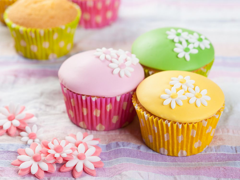 Cute Fondant Cupcakes